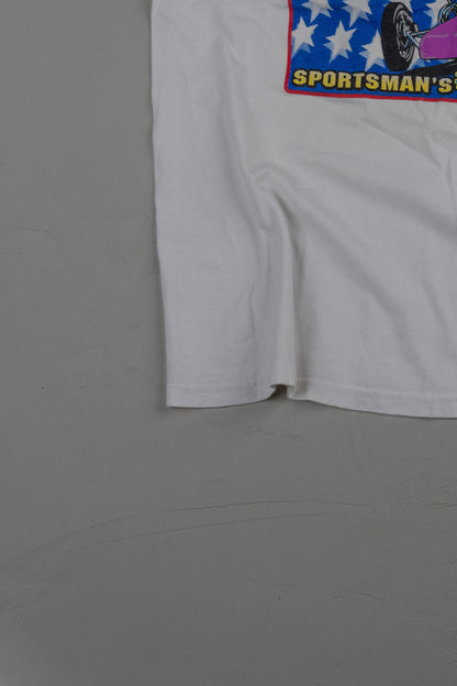 Vintage Early 2000s Y2K graphic tee Racing T-shirt