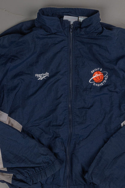 Vintage 90s Reebok Saints Basketball Track Jacket