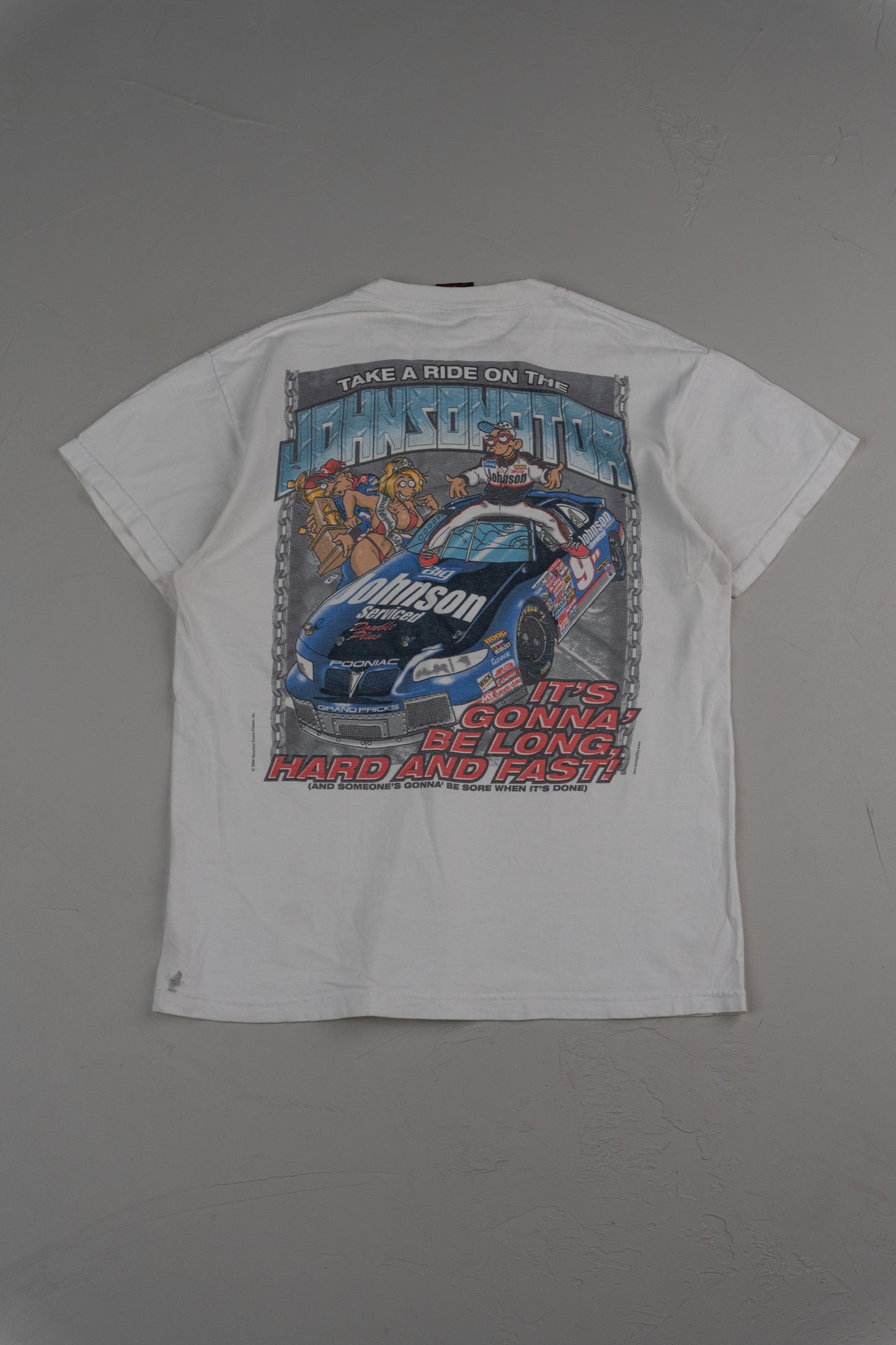 Vintage 1990s Big Johnson Racing T-shirt
