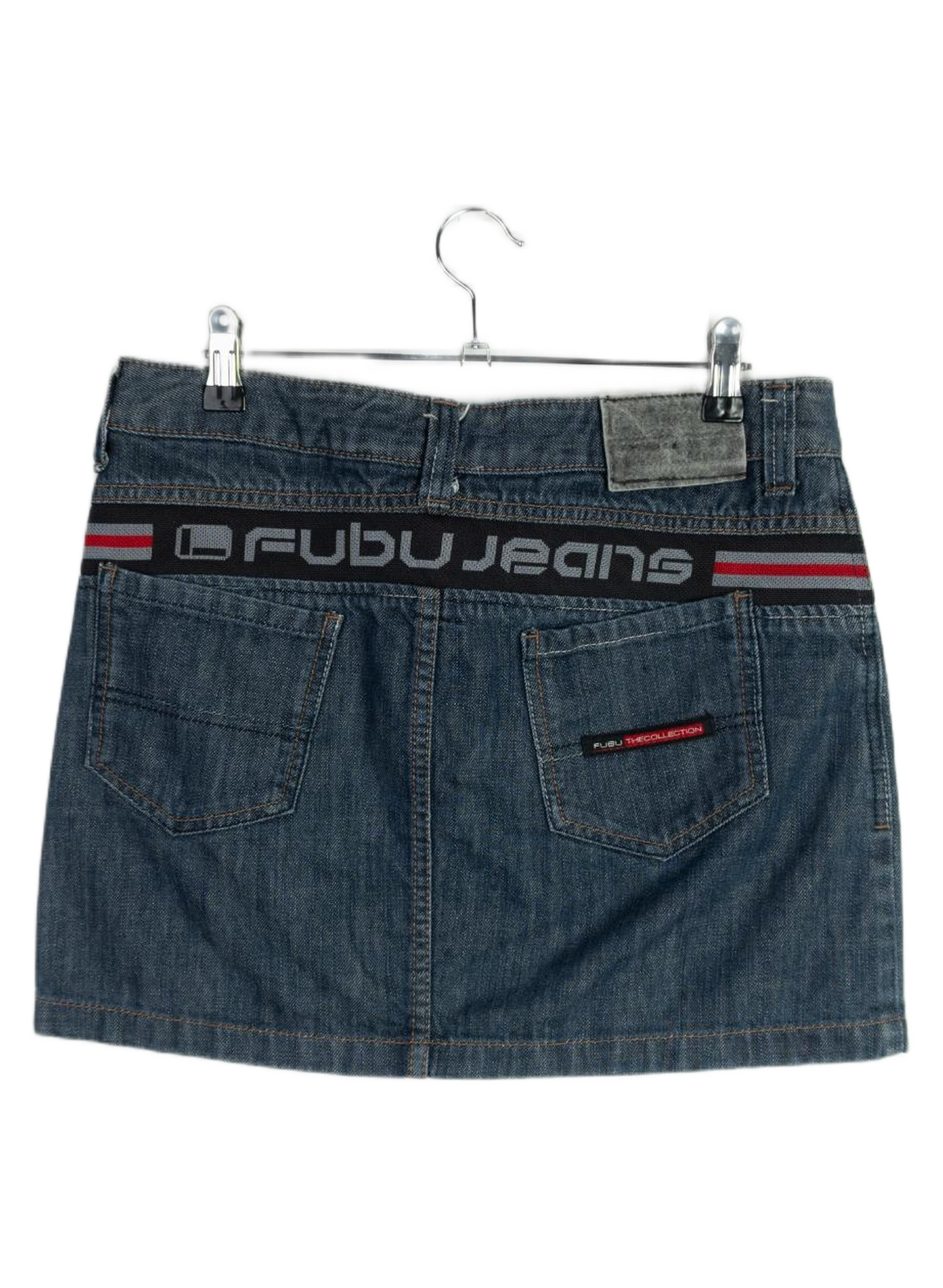 Vintage Fubu Denim Mini Skirt