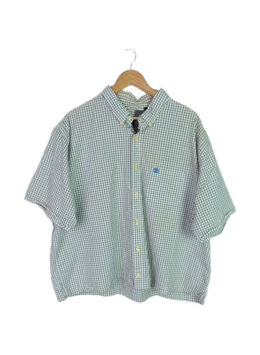 Vintage Timberland Cropped Button Up White