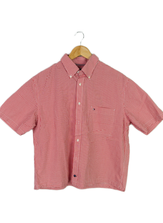 Vintage Tommy Hilfiger Gingham Button Up Cropped