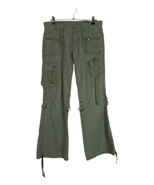 Vintage Cargo Pants Army Green