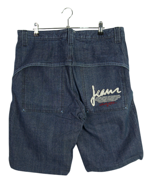 Vintage Fubu Denim Shorts Zip Detail