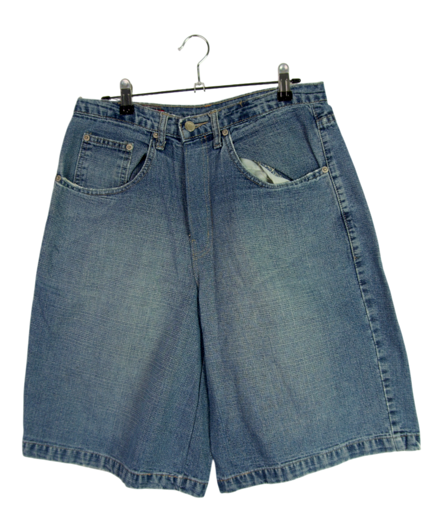 Vintage Guess Denim Shorts Chevron Pocket
