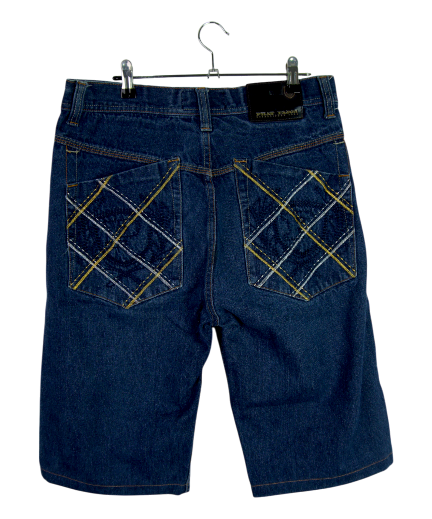 Vintage Phat Farm Denim Shorts Diamond Stitch